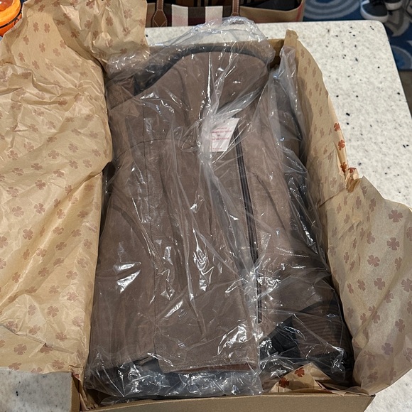 Lucky Brand Mink color Bliss Oiled Suede Boots - Picture 5 of 6